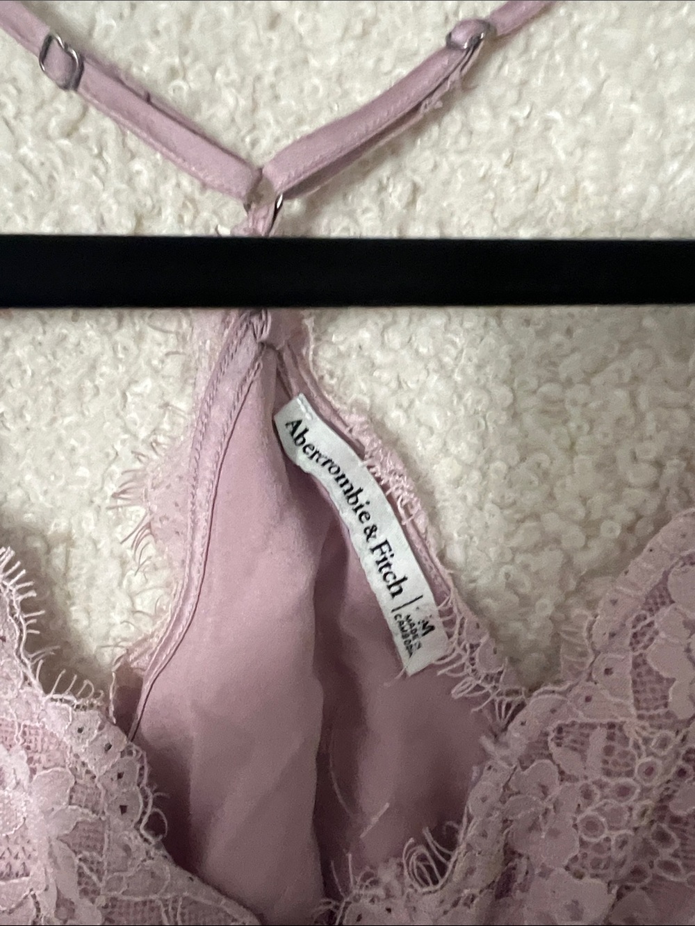 Abercrombie & Fitch Pink Satin Lace Bodysuit - Picture 4 of 4